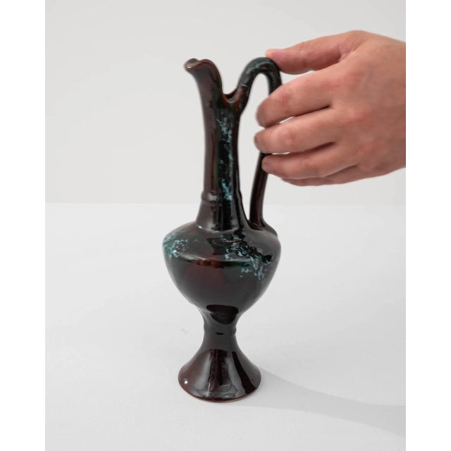 French 20th Century French Ceramic Jug For Sale - Image 3 of 8