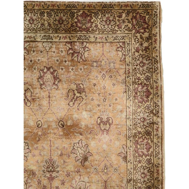 A vintage Turkish Herekeh rug from the mid-20th century. Measures: 3' 7" x 6' 8"
