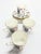 Absolutely charming English set of four Staffordshire Fine Bone China Elizabethan "Cut for Coffee" cups and saucers....