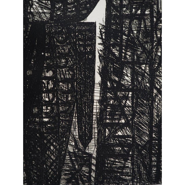 Marcel Gromaire, Macbeth, Shakespeare, The Forest on the Move, 1958, Original Etching For Sale - Image 6 of 7