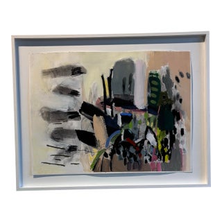 Contemporary Abstract Painting on Paper by Melanie Brown For Sale