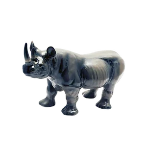 Ceramic Sculpture of Rhino from Ronzan, 1960s