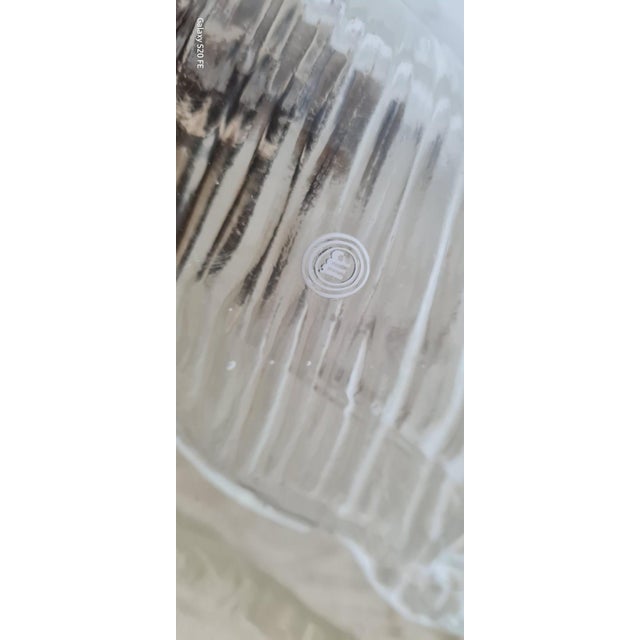 Sculptural Murano Glass & Brass Ceiling Light attributed to Angelo Brotto, Italy, 1970s For Sale - Image 10 of 18