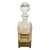 French Art Deco Silver-Plated and Cut Glass Decanter with Tumblers, 1930, Set of 3 For Sale - Image 3 of 8