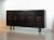 Large De Coene Style Belgian Brutalist Black Sideboard with Red Accents, 1960s For Sale - Image 13 of 13