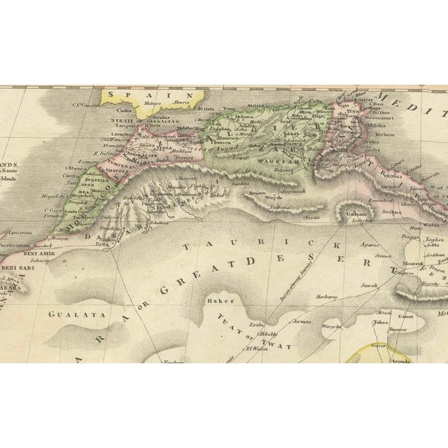 North & South Africa Double Map, 1825 For Sale - Image 11 of 14