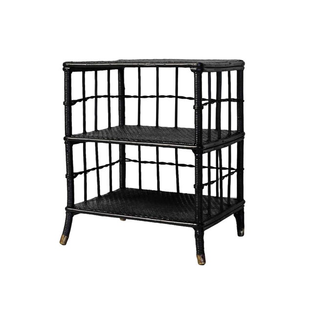 Wicker Side Table - Vintage For Sale - Image 9 of 9