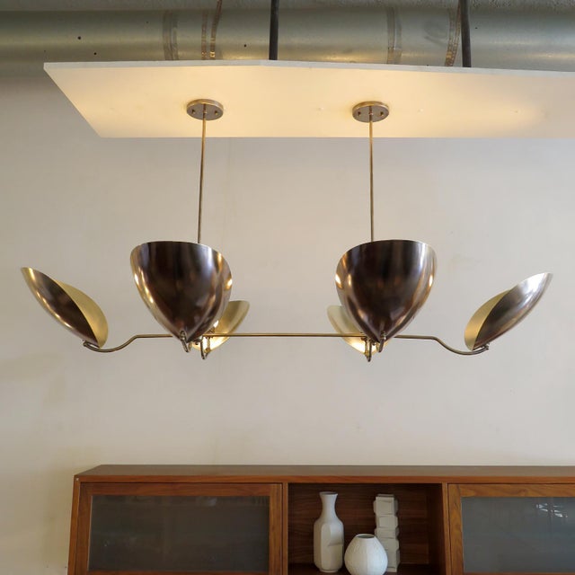 Metal Chiton-6™ Chandelier by Gallery L7 For Sale - Image 7 of 10