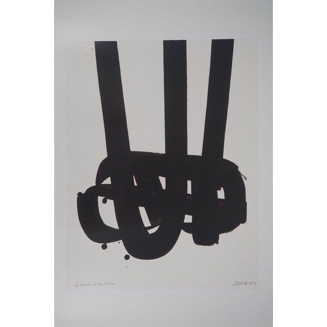 Pierre Soulages, Lithograph No. 29, Lithograph For Sale