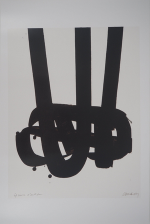 Pierre Soulages, Lithograph No. 29, Lithograph