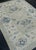 Turkish Oushak Rug Soft Gray & Blue Floral Handwoven Rug 4'1" X 6' For Sale In Houston - Image 6 of 9