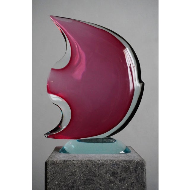 Glass Sculpture by Flavio Poli for Seguso, 1950s-1960s For Sale - Image 9 of 9