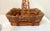 Wicker & Rattan Basket Handled Basket For Sale - Image 10 of 11