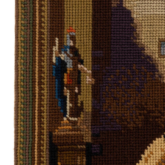 Mid-Century Modern The Eternal Bridegroom Tapestry after Carl Spitzweg, 1950s For Sale - Image 3 of 6