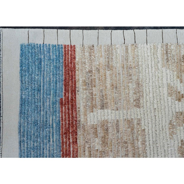 Early 21st Century Turkish Tulu Handmade Rug 11'5" x 16'4" #20367 For Sale - Image 5 of 8