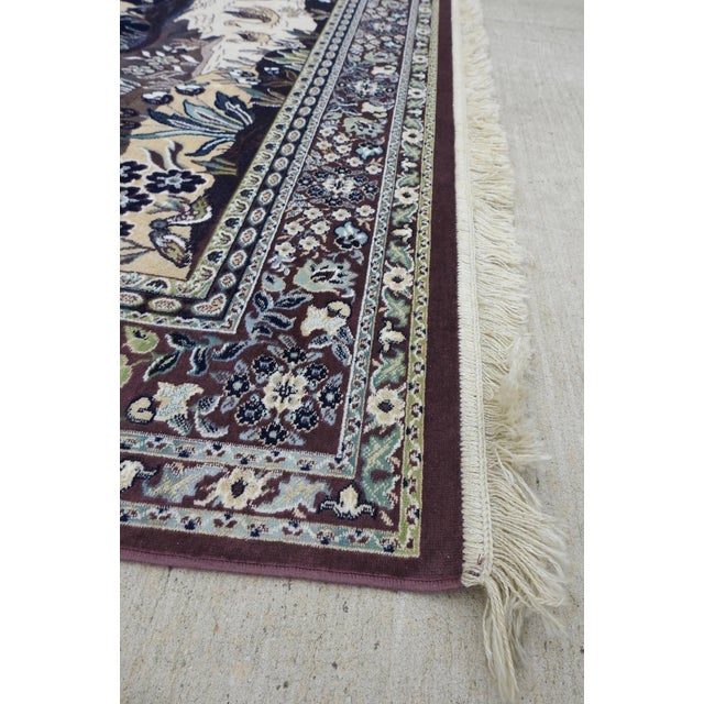 Textile Mid-20th Century Silk Tapestry Rug For Sale - Image 7 of 11