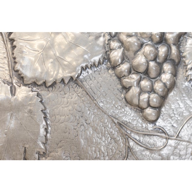 Decorative Pewter Panel, 1950 For Sale - Image 4 of 6