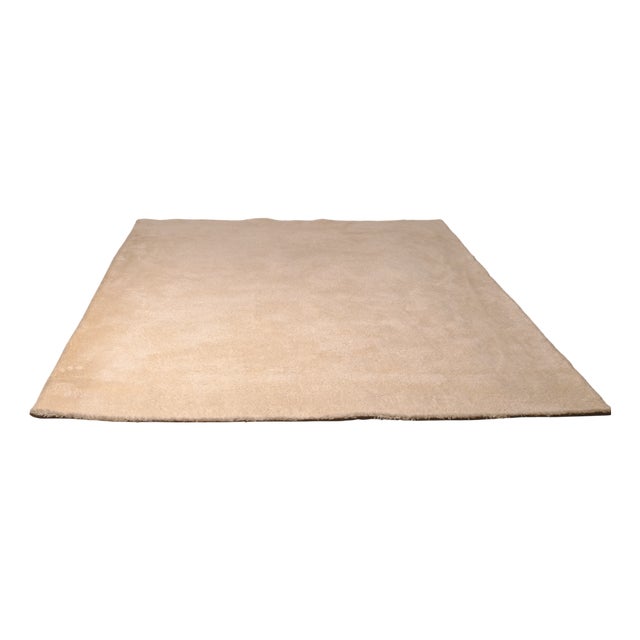 Stubb Rug in Beige Wool and Linen by Gunilla Lagerhem Ullberg for Kasthall, 2010s For Sale
