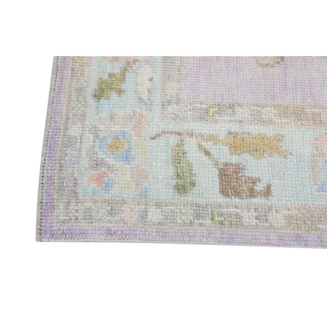 Modern Turkish Oushak Rug 3'2'' x 6'4" For Sale - Image 4 of 10