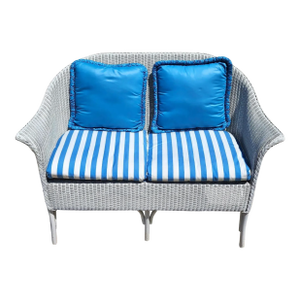 Lloyd Flanders Loom Wicker Settee