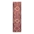 1970s Vintage Handmade Wool Cotton Red Runner Rug For Sale