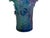 Purple Blue Green Crystal Glass Orchid Blossom Vase Display Art For Sale - Image 10 of 13