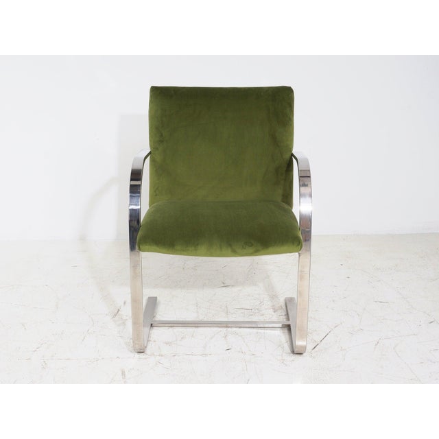 Mid-Century Modern BRNO Style Flat Bar Chair For Sale - Image 3 of 5