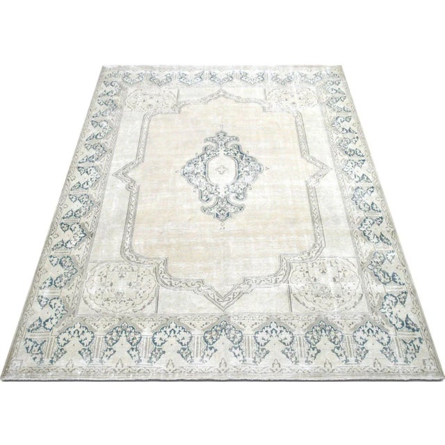 1960s 1960s Persian Kerman Rug For Sale - Image 5 of 7