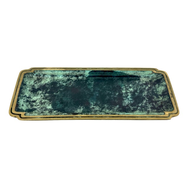 Mid-Century Modern Desk Pen Holder in Bronze from Hagenauer Workshops, 1960s For Sale