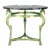 Italian Verde Bronze End Table With Sea Horse Heads and Hooves For Sale