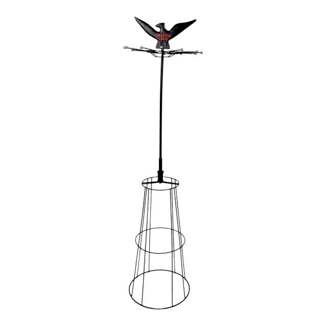 Vintage Taylor Ties Display Rack Stand For Sale