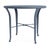 Brown Jordan Calcutta 36" Round Cast Bistro Umbrella Table in Sapphire For Sale