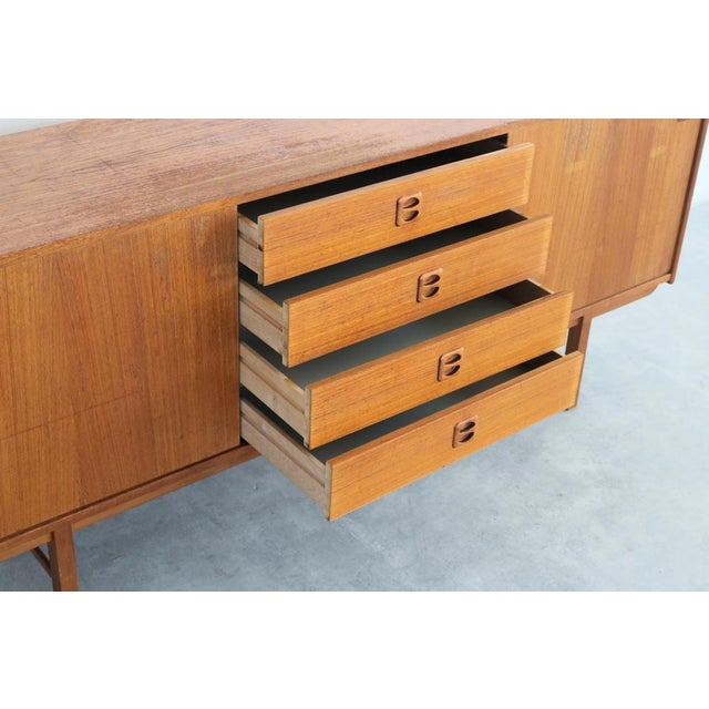 Vintage Swedish Sideboard in Teak, 1960s For Sale - Image 10 of 11