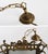 Metal 1950s Brass & Etched Glass Cross Lantern For Sale - Image 7 of 11