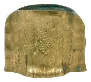 Vintage Handmade Bronze Vase by Dorothea Dietz, 1960s
