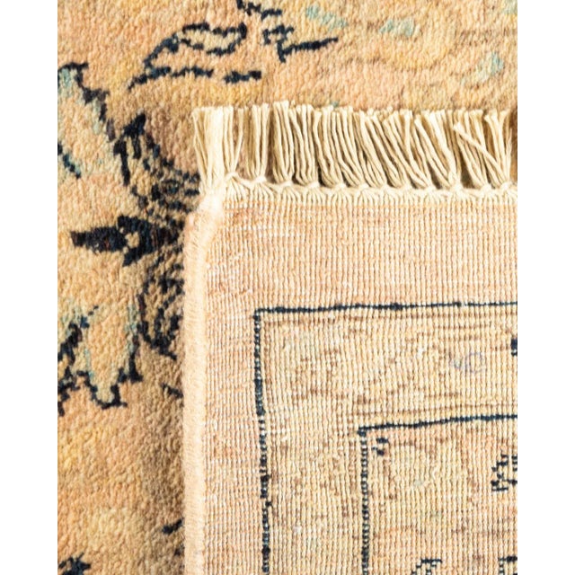 2000 - 2009 Mogul, One-of-a-Kind Hand-Knotted Area Rug in Beige, 6' 2" x 9' 3" For Sale - Image 5 of 8