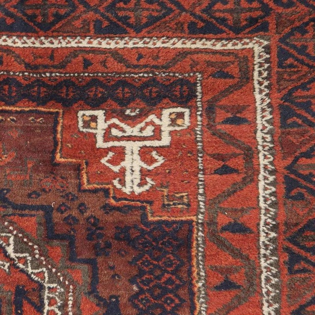 Asian Wool Rug in Heavy Knot For Sale - Image 4 of 7