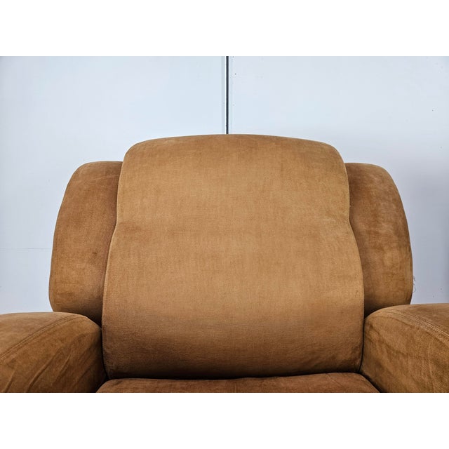 Large Fabric Lounge Chairs, 1970, Set of 2 For Sale - Image 6 of 13