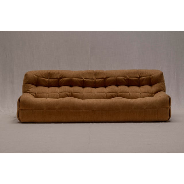 Textile Kashima 3-Seater Sofa by Michel Ducaroy for Ligne Roset, 1970s For Sale - Image 7 of 16