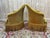 Wood Art Deco Bergère Armchairs in Golden Yellow Velvet, 1920s For Sale - Image 7 of 8