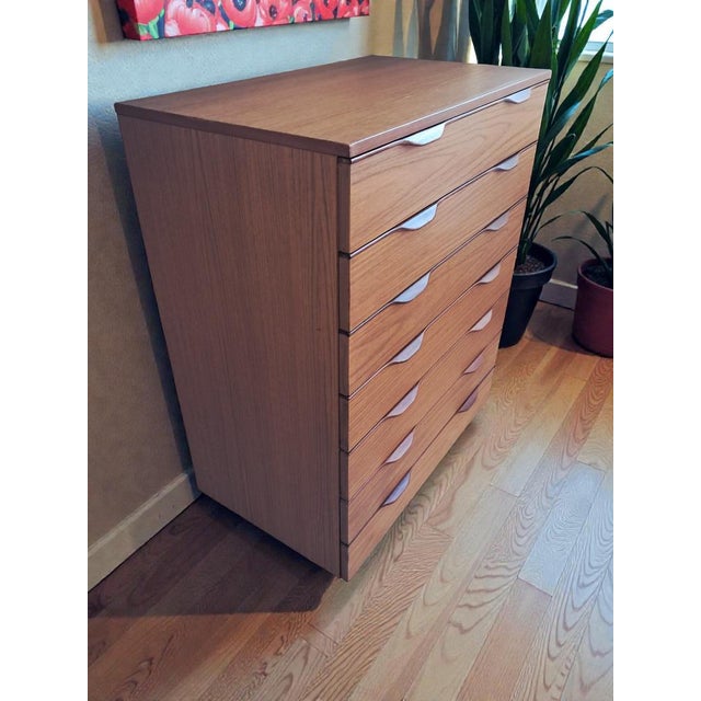 Mid-Century Tallboy Chest of Drawers in Teak, Europa, 1960s For Sale - Image 4 of 17