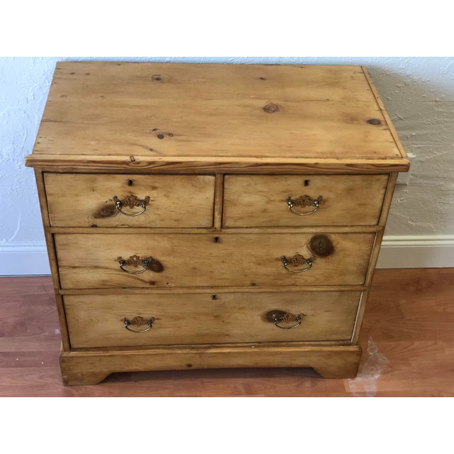 Antique English Pine Chest of Drawers Chairish