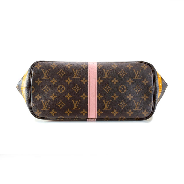 Early 21st Century Louis Vuitton Monogram Summer Trunks Neo Neverfull MM M41390 Tote Handbag For Sale - Image 5 of 13