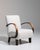 Ivory 20th Century Czech Republic Ivory Boucle Upholstered Armchair For Sale - Image 8 of 11