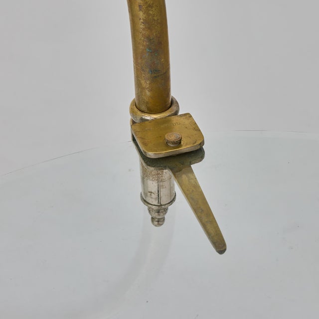 Vintage Art Nouveau Metal and Glass Patisserie Display Shelf, 1930s For Sale - Image 10 of 18