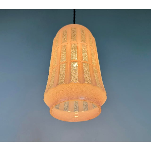 Vintage Glass Ceiling Light, 1970s For Sale - Image 16 of 17