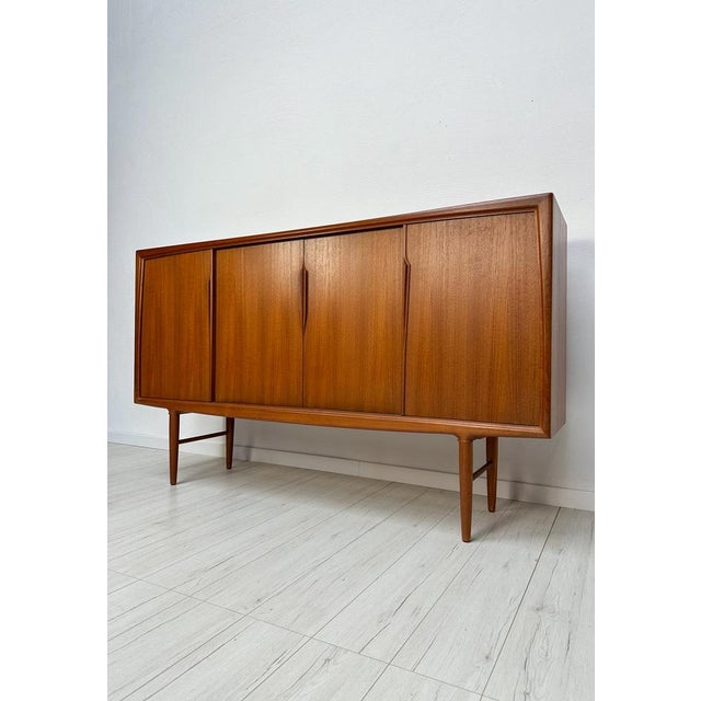 Mid-Century Danish Teak Highboard by Axel Christensen for Aco Møbler, 1960s For Sale - Image 5 of 14