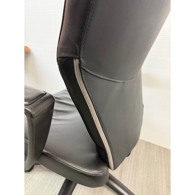 Black Harter Tolleson Executive Office Chair For Sale - Image 8 of 12