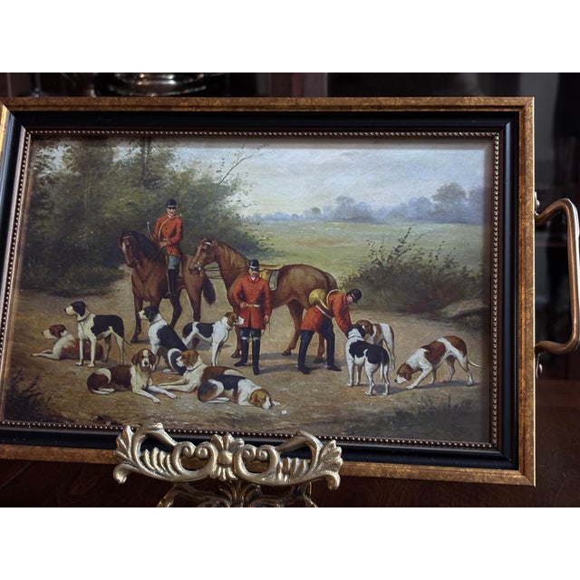 • Tray frame 12-1/2 × 8-1/2" • Tray with handles measures 14" long • Tray frame height 1" • Tray with handle measures...