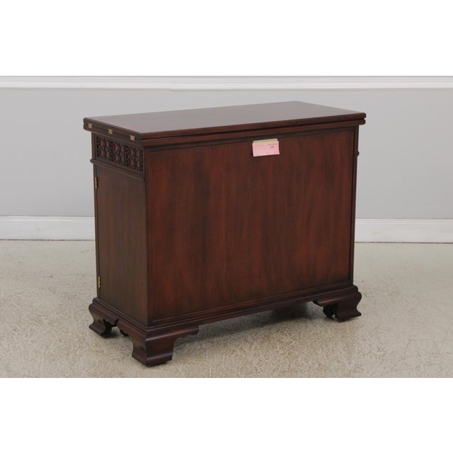 Henkel Harris Model 2442 Chippendale Mahogany Server For Sale - Image 15 of 18